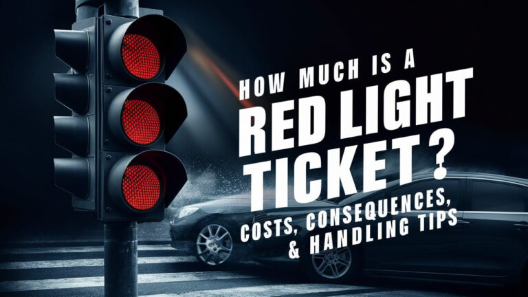 How Much is a Red Light Ticket