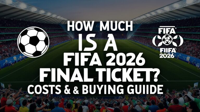 How Much is a FIFA 2026 Final Ticket